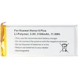 AccuCell Akku Huawei Honor 6 Plus, Li-Polymer, 3,8V, 3100mAh, 11,8Wh, built-in, ohne Werkzeug