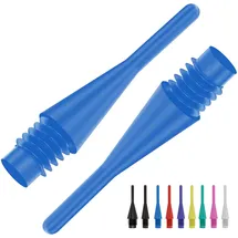 BULL'S Longlife Long Dartspitzen 2BA 6 mm 100 Stück Blau