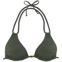 LASCANA Bikini-Top Damen Grün 44 Cup C/D