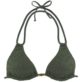 LASCANA Bikini-Top Damen Grün 44 Cup C/D
