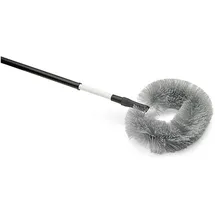 Nölle Profi Brush Staubbesen Staubbiene oval mit Teleskopstiel Weiß