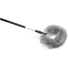 Nölle Profi Brush Staubbesen Staubbiene oval mit Teleskopstiel Weiß
