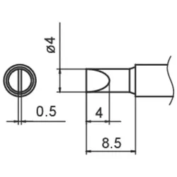 Composit Lötspitze Serie T15, Format 0,8D