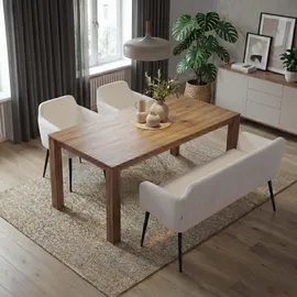 MCW Esszimmer-Set creme-weiß