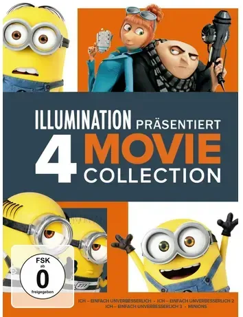 Ich - Einfach unverbesserlich 1-3 & Minions [4 DVDs]