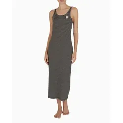 Emporio Armani für Damen. EW000514_AF10885 Nachthemd Romantisch schwarz (XL), Heimtextilien, Polyester, Ärmellos / Hosenträger