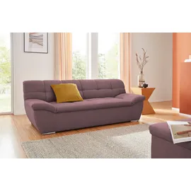 DOMO collection 2-Sitzer DOMO COLLECTION "Lagoa, moderne Sitzheftung, bequem und komfortabel", lila (beere), B:211cm H:76cm T:96cm, Sofas, frei im Raum stellbar, in großer Farbauswahl