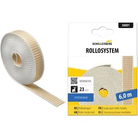 Schellenberg Rollladengurt Maxi 23 mm 6 m Beige