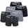 Nike Dri-Fit Micro Boxershorts Schwarz/Grau/Weiß XL 6er Pack