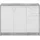 Die Möbelfundgrube Highboard 109 x 112 cm Betonoptik / Weiß