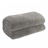 vidaXL Gewichtsdecke mit Bezug Grau 122x183 cm 9 kg Stoff