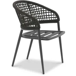 Jack Bequemer Outdoor Polstersessel Kohle - Grey, Quadratisch