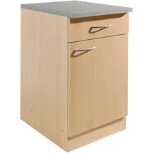 WIHO KÜCHEN Unterschrank Kiel 50 x 50 x 85 cm Grau