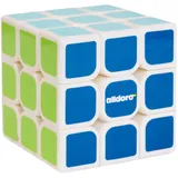 alldoro 60338 Flexi Cube Zauberwürfel, 3D Magic Puzzle, 3x3 Speedcube Fingerspielzeug, für Kinder und Erwachsene, 5,5 cm, eckig, bunt