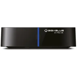 GiGaBlue UHD X1 PRO 4K Android 12 IP-TV/OTT 1x DVB-S2x Tuner Media Player