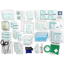 WM-Teamsport Erste-Hilfe-Set Set DIN 13169 PLUS 4 m. Beatmungshilfe + Sprühpflaster + Hygiene-Gel