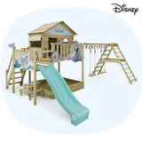 Wickey Spielturm Disney Saga Klettergerüst mit Rutsche Pastellblau