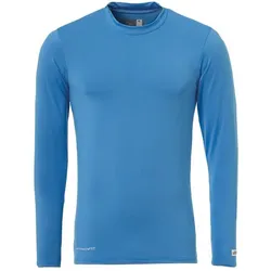 Langärmeliges Unterhemd Uhlsport Distinction BLAU|azurblau|azurblau SMALL / RIGHT