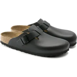 Birkenstock Boston Naturleder schmal schwarz 44