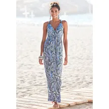 LASCANA Maxikleid Sommerkleid Paisley Blau 34