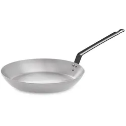 Lyonnaise Flache Bratpfanne mit Griff. Professionelle Verwendung Ø24Cm Vaello