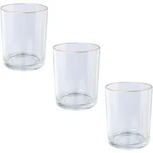 Creativ deco Teelichthalter Weihnachtsdeko 12,5 cm transparent