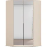 OTTO home Eckschrank AGORDO 117 x 210 x 117 cm Beige