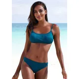 ELBSAND Bustier-Bikini Damen Grün 42 Cup A/B