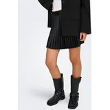 Only Lederimitatrock Damen Schwarz 40