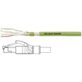 Helu 806413 RJ45 Patchkabel CAT 5e SF/UTP 5.00 m Grün PUR-Mantel, Geflechtschirm, Folienschirm, flexibler Innenleiter 1 St.