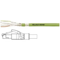 Helu RJ45 Patchkabel CAT 5e SF/UTP m Grün PUR-Mantel, Geflechtschirm, Folienschirm, flexibler Innenleiter 1 St.