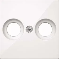 Merten Zentralplatte pws/gl für Antennendose MEG4122-0319