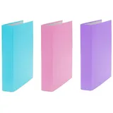 Livepac-Office Livepac DIN A5 40 mm Türkis/Pink/Lila 3 St.
