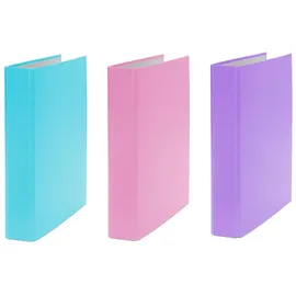 Livepac-Office Livepac DIN A5 40 mm Türkis/Pink/Lila 3 St.