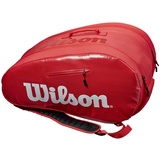 Wilson Padel Super Tour Bag Tasche, für Erwachsene, Unisex, Rot