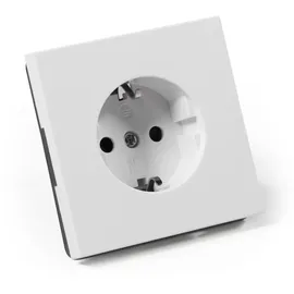 McPower Schutzkontakt-Steckdose McPower "Shallow", 250V~/16A, UP, Klemmanschluss, weiß