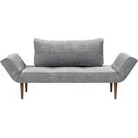 Innovation Living Schlafsofa Zeal Styletto dunkel Stoff Grau Granit