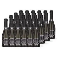 SCAVI & RAY Prosecco DOC Frizzante Piccolo, 24 x 0,2l trockener Prosecco aus Italien, fruchtig frisch in 0,2l Flaschen, 10,5% Vol. Alkohol, ideal für unterwegs oder den kleinen Genussmoment