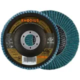 RHODIUS LGZ F3 Fächerschleifscheibe 115 x 22,23 mm K40