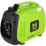 ZIPPER Stromerzeuger, 2,3 in kW, INVERTER Technologie – für sensible Geräte (Computer, etc) grün