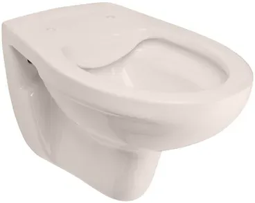 Komplett-Set spülrandloses Wand-WC und WC-Sitz mit Absenkautomatik in Pergamon