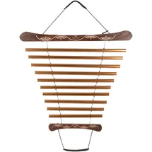 Sonic Energy Meditation Flow Chime – 10 Töne Klangspiel, G Dur, 440 Hz – Für Meditation und Therapie – Inkl. Tasche und Schlägel (MFC10GMAB)