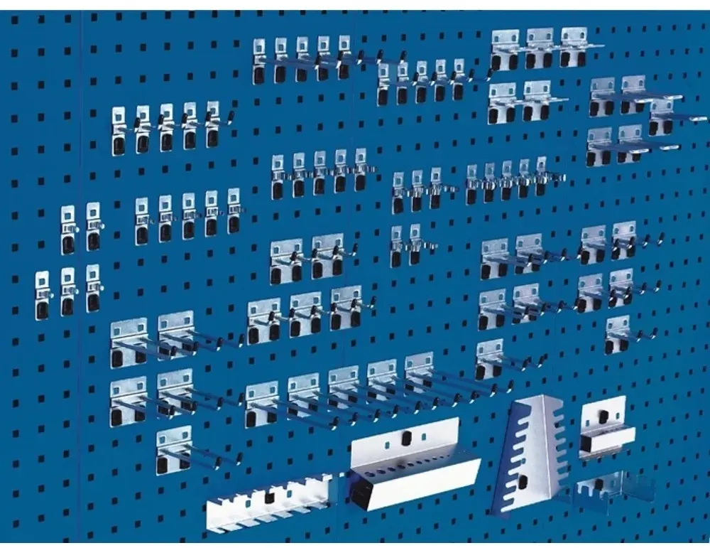 bott Werkzeughalter, 15 Haken/25 Doppelhaken/40 div. Halter 8, BxHmm