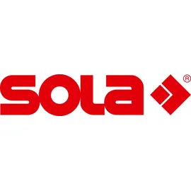 Sola Wasserwaage L.20cm Ku. Magnetstreifen 3Libellen 45GradMessungen