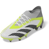 adidas Unisex Predator Accuracy.1 Sg Football Shoes (Soft Ground), FTWR White/Core Black/Lucid Lemon, 39 1/3 EU