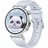 41 mm Silber Fluorelastomer-Armband Hellblau