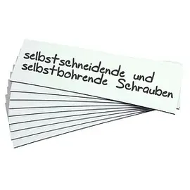 Eichner Magnetschilder 75 x 20 mm Weiß