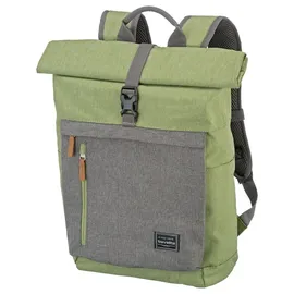 Travelite Rollup 35 l Grün/Grau