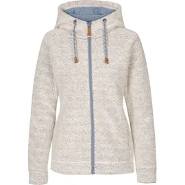 Trespass Reißverschlusspullover Hoodie Off White M
