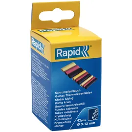 Rapid Schrumpfschlauch Set, 42 Stk., 3-12 mm Durchmesser